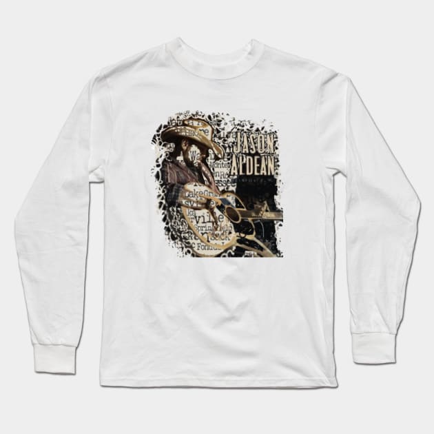 Jason Aldean// Long Sleeve T-Shirt by Asme